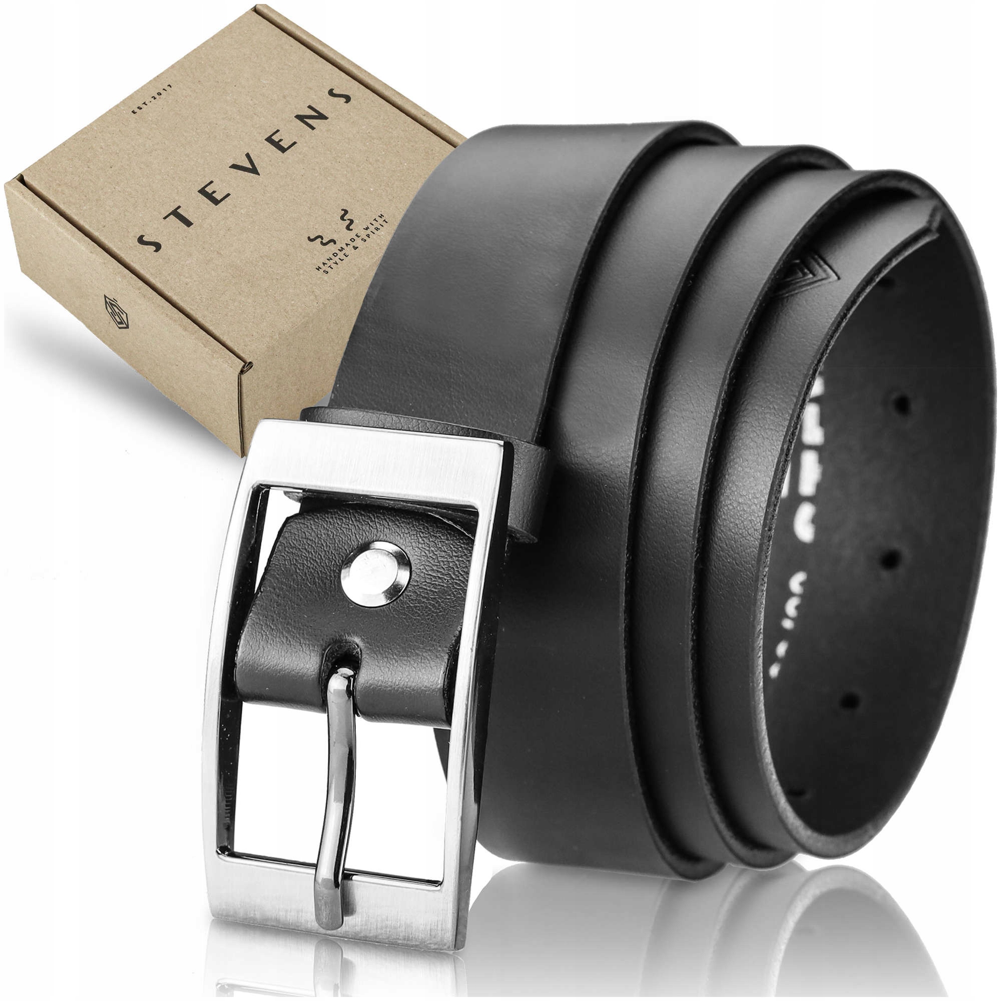 

Stevens Pasek Damski Skórzany do sukienki spodni