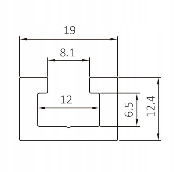 

Profil szyna t-track 8/12mm długość 120cm 8006