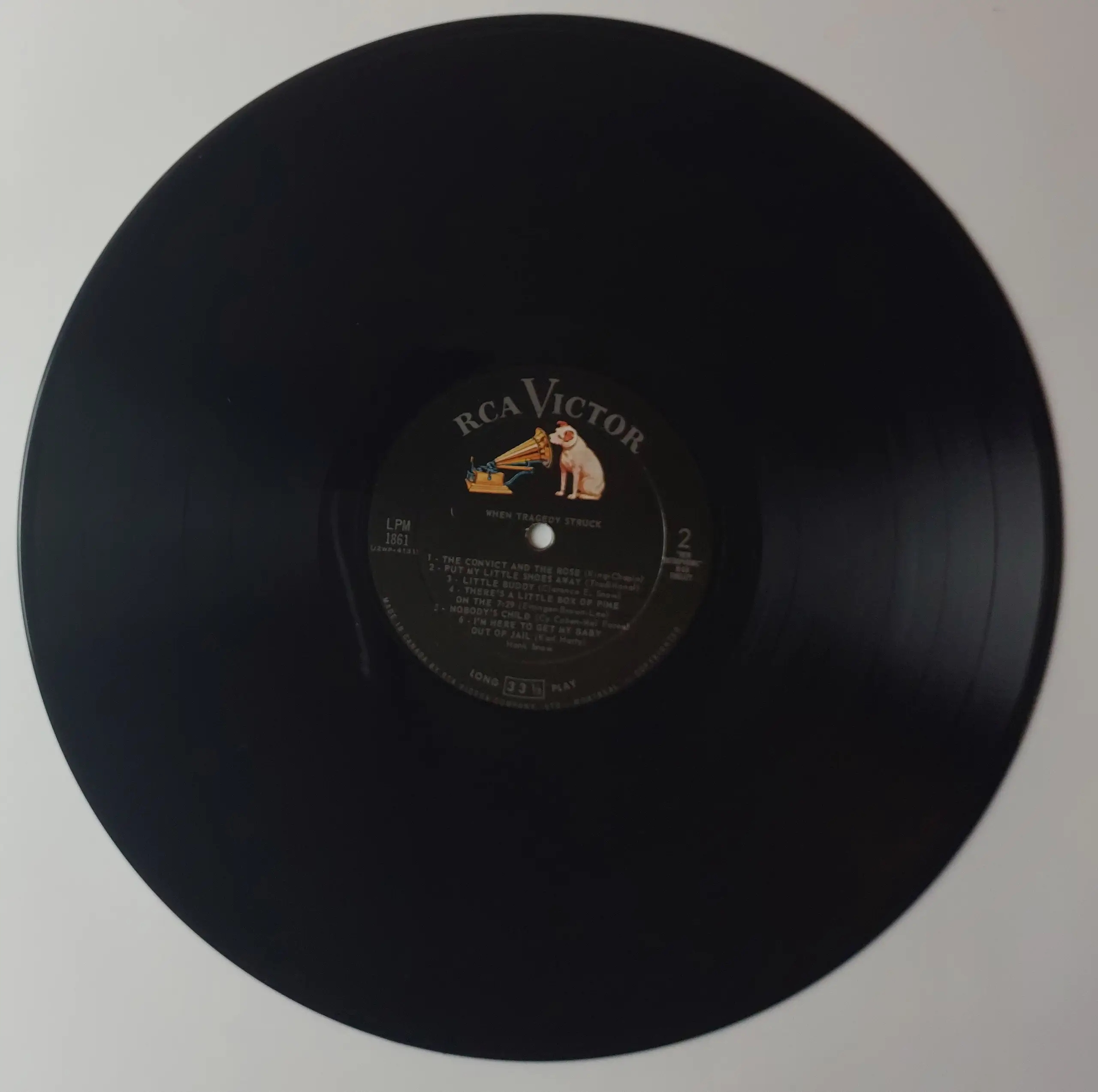 Winyl Hank Snow - When Tragedy Struck 1959 G Rozmiar płyty (