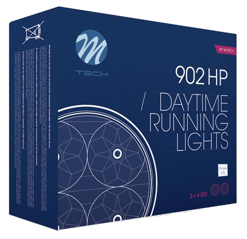 SWIATLA DZIENNE OKRAGLE LED OSRAM M TECH 800 LUMEN Napiecie 12 V