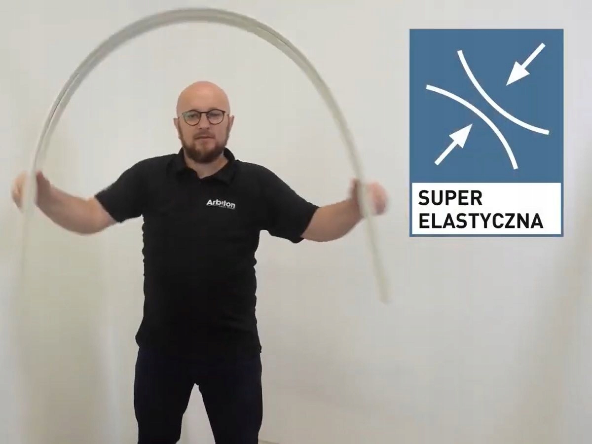 22m=10szt Listew Arbiton VIGO80 Białe listwy przypodłogowe do podłóg paneli