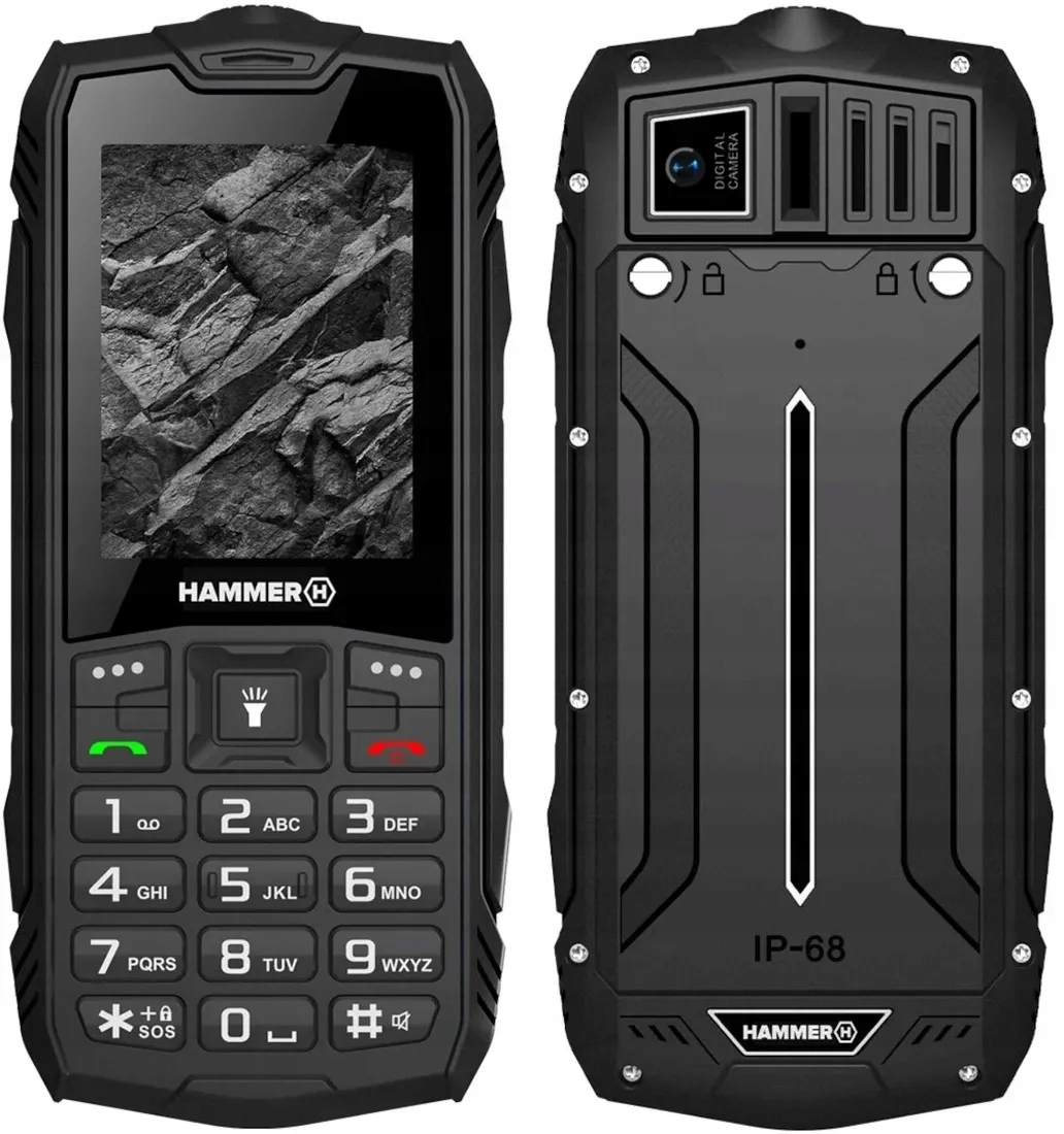 Mobilní telefon myPhone Hammer Rock Dual Sim Černý Pancéřový Odolný