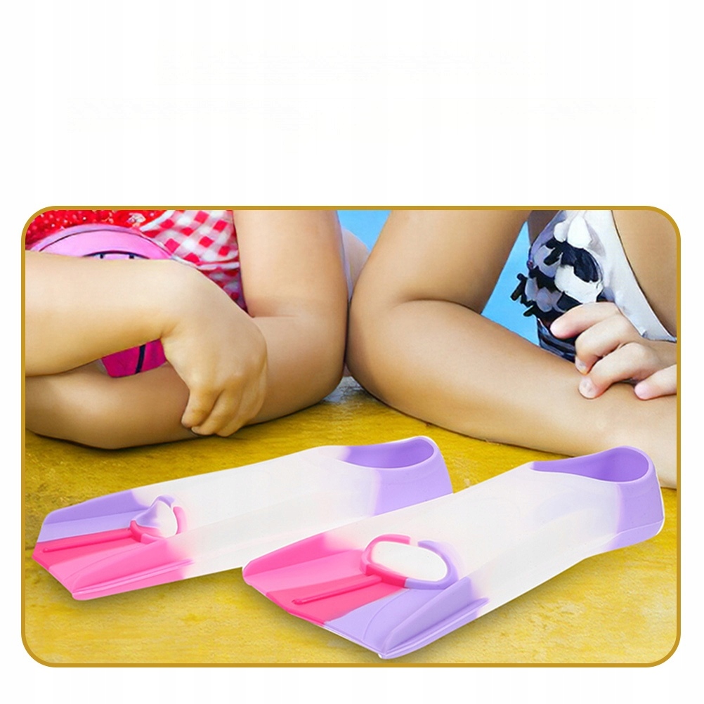 1 PARA PŁETWEK DZIECIĘCYCH DO TRENINGU PŁYWANIA Marka bez marki