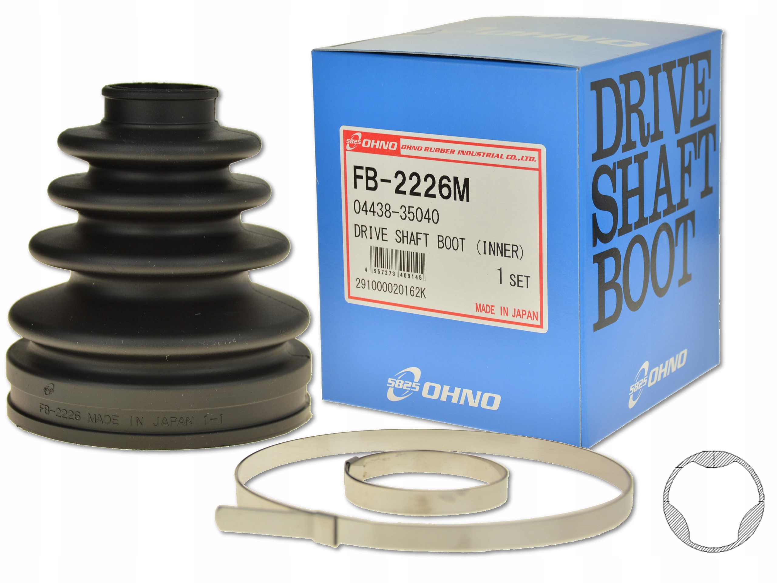 

Toyota 4RUNNER 95-02 Osłona Przegubu Wewnętrznego