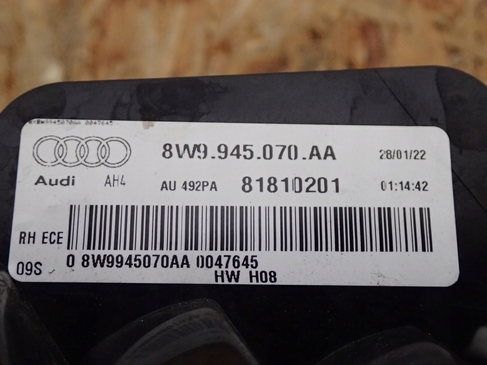 light right rear rear part AUDI A4 8W B9 KOMBI LED LIFT