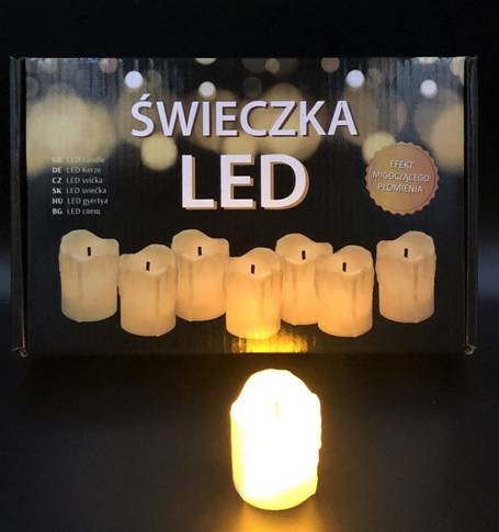 ŚWIECZKA LED NA BATERIE ŚWIECA LAMPKA LAMPION Marka inna
