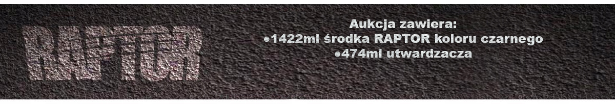 RAPTOR U-POL KOLOR CZARNY ŚRODEK OCHRONNY 2 KOMPLETY Producent U-Pol