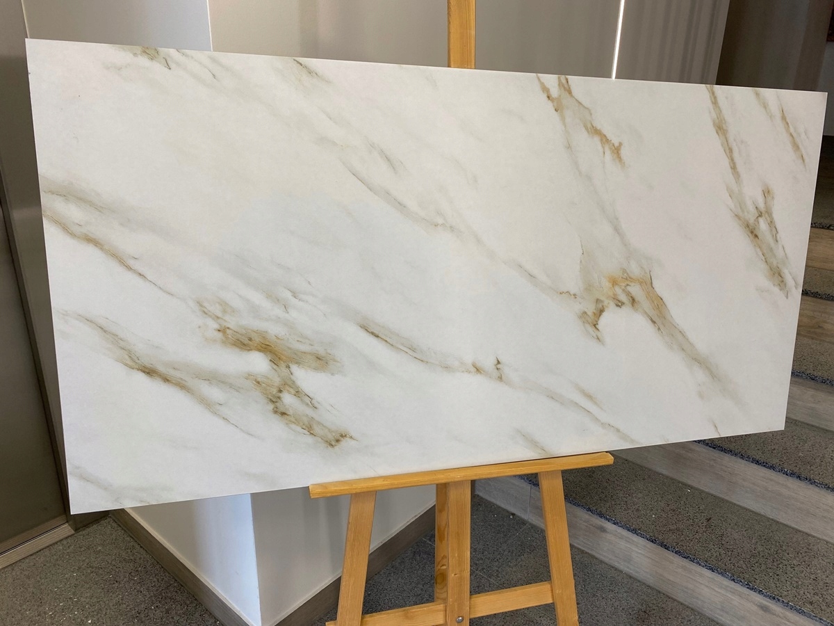 Gres płytka 60x120 marmur gold Mat Home Design