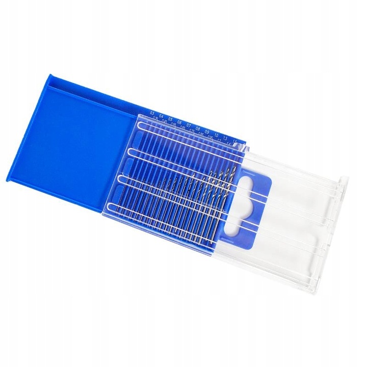 

Wiertła do metalu Mikro 0.3 1.6mm zestaw 20szt
