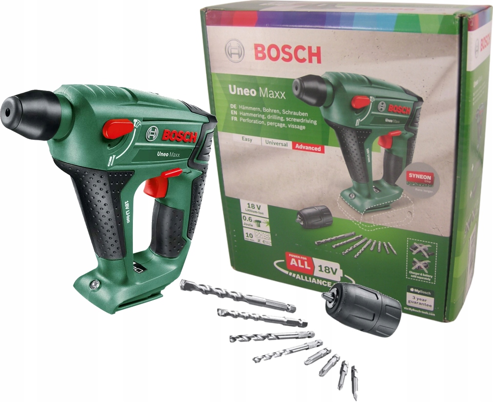 

Bosch Uneo Maxx Wiertarko Wkrętarka Udarowa Solo