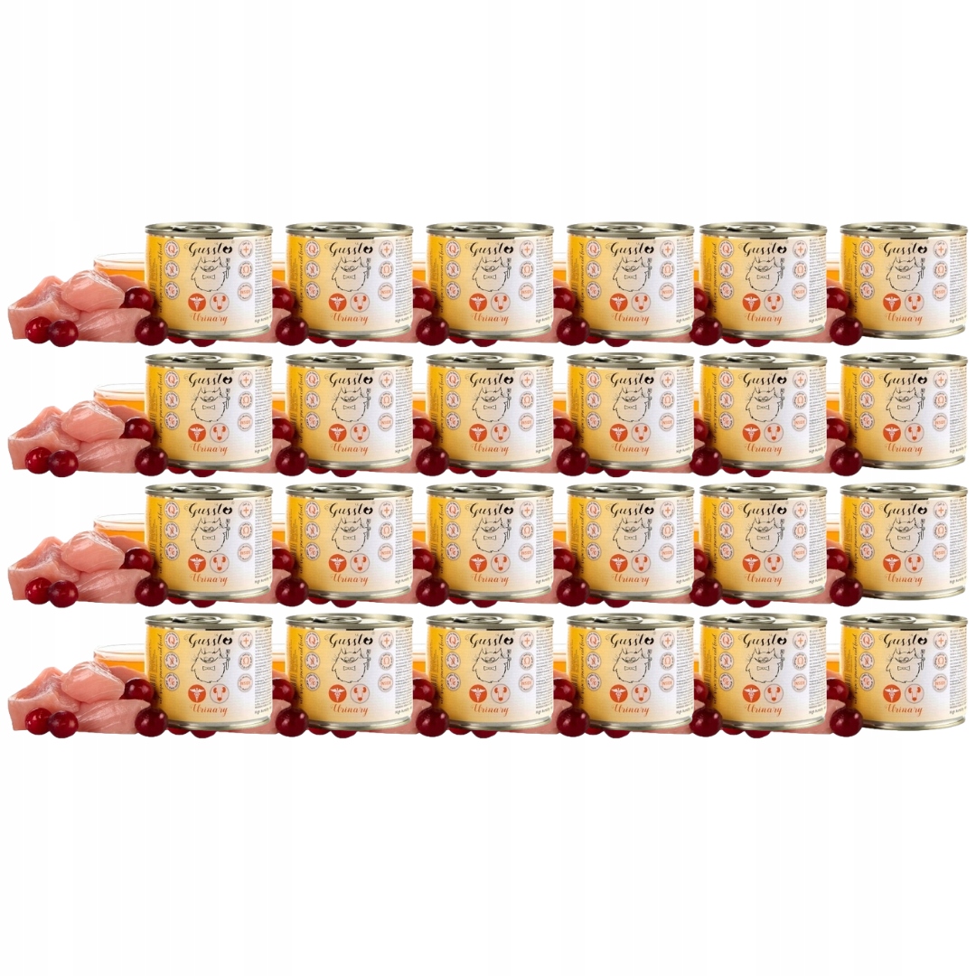 Gussto Vet Urinary Karma na układ moczowy 24x200g