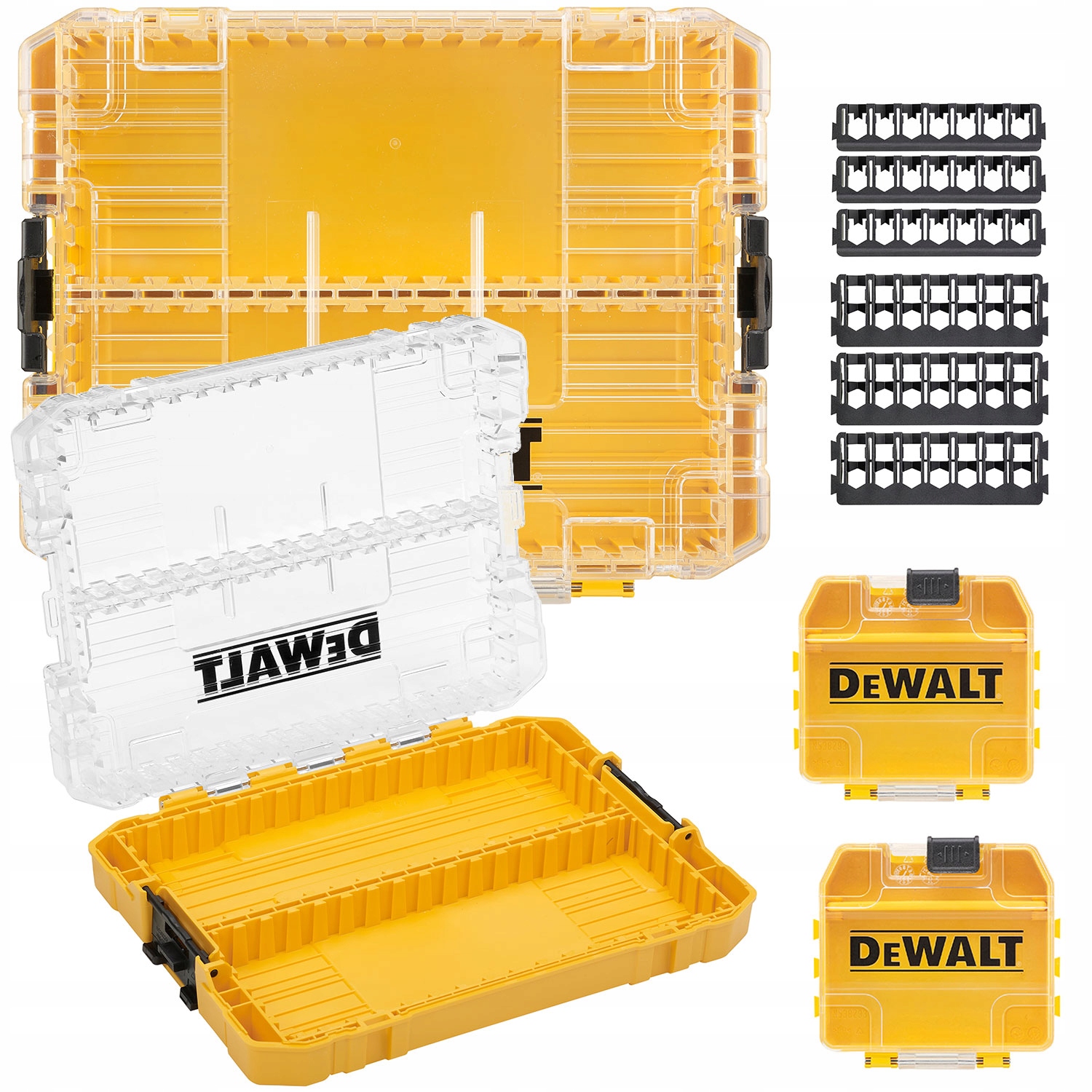 Średnia skrzynka organizer Medium Tough Case+ DeWALT DT70803
