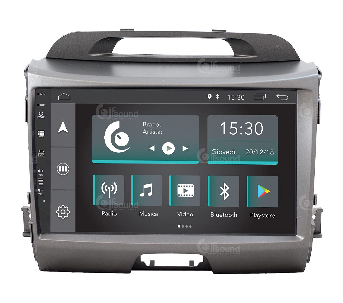 RAdio do Kia Sportage Android GPS Bluetooth WiFi Dab USB Full HD