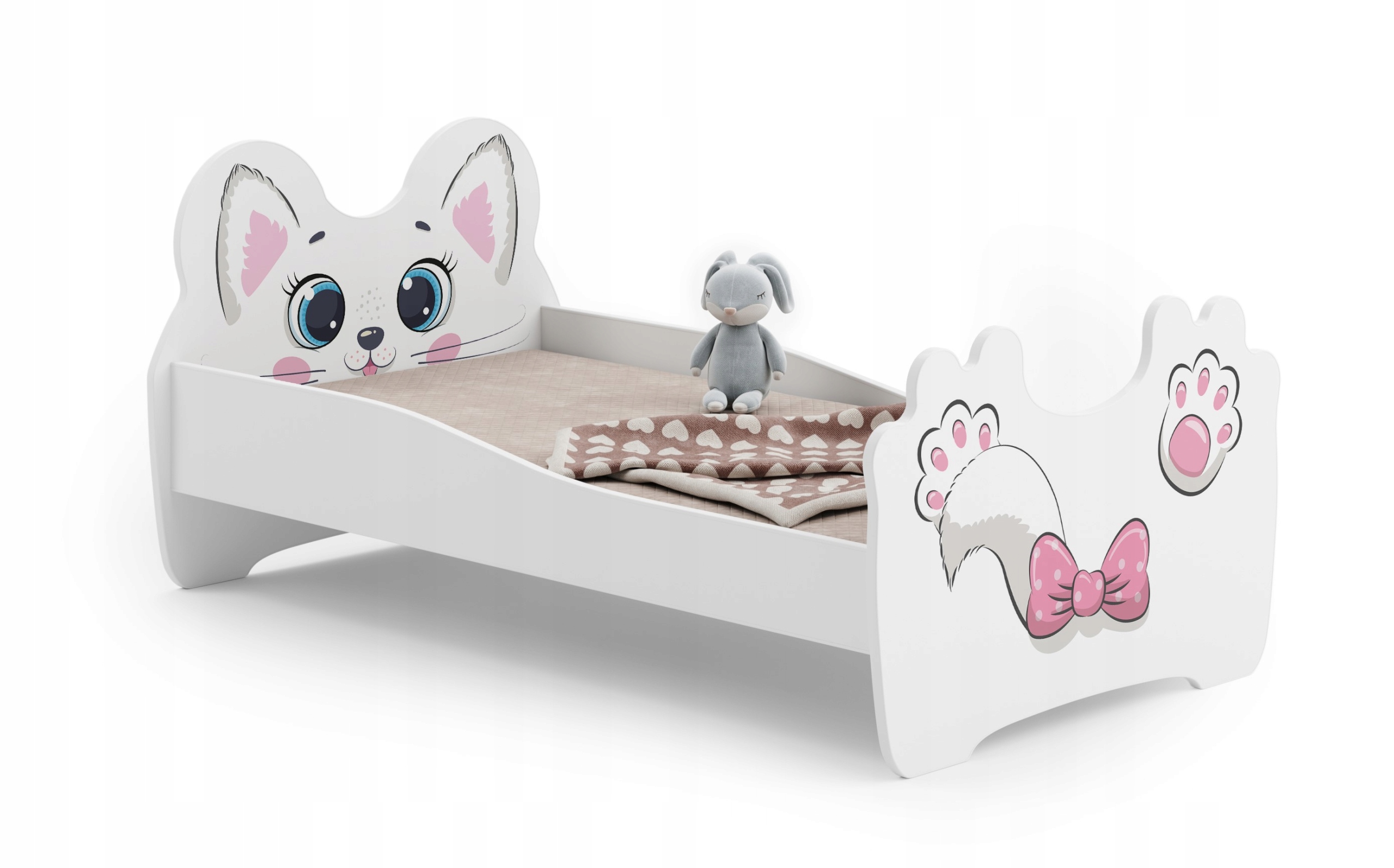 

Łóżko Kobi Pink Cat 160x80 z materacem i stelażem