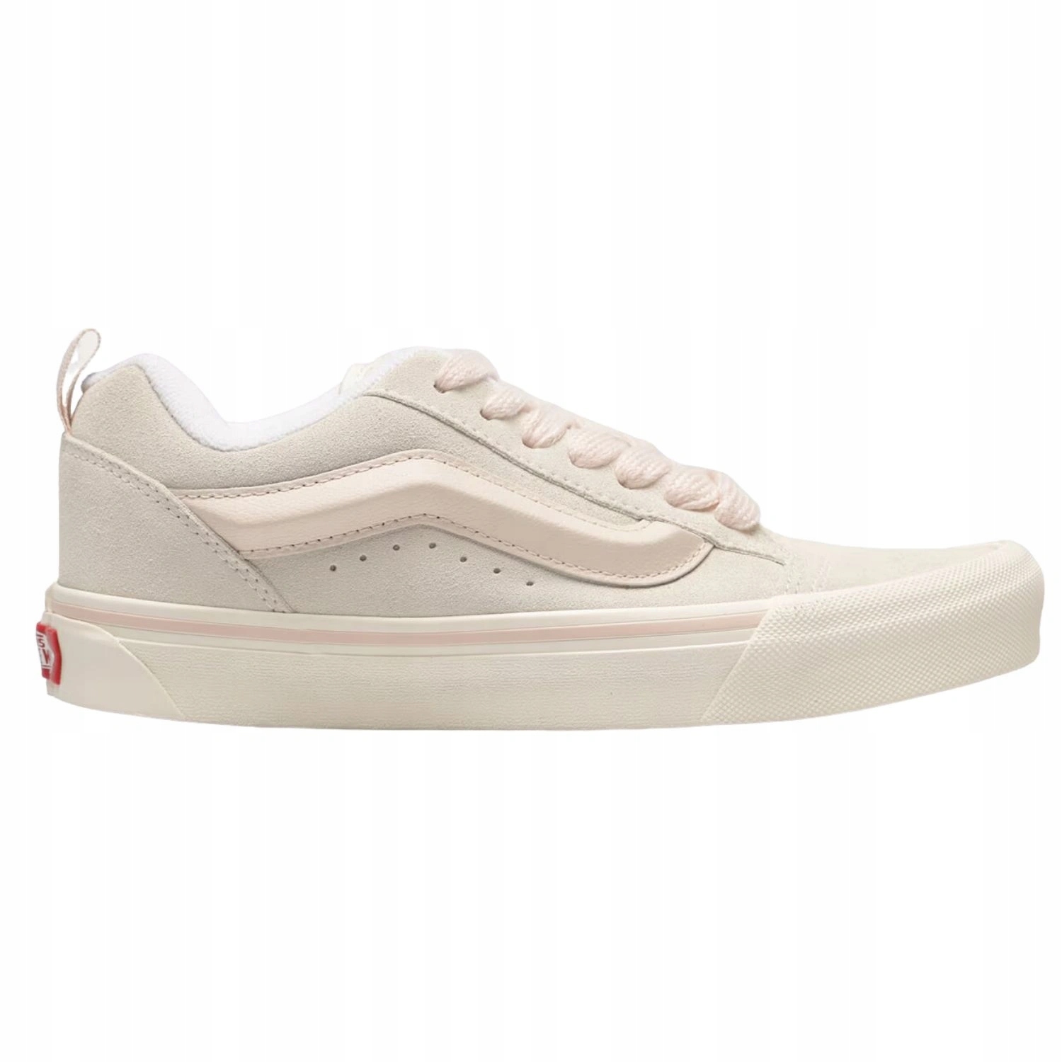 Dámské kožené tenisky Vans Knu School krémové semišové vel.
