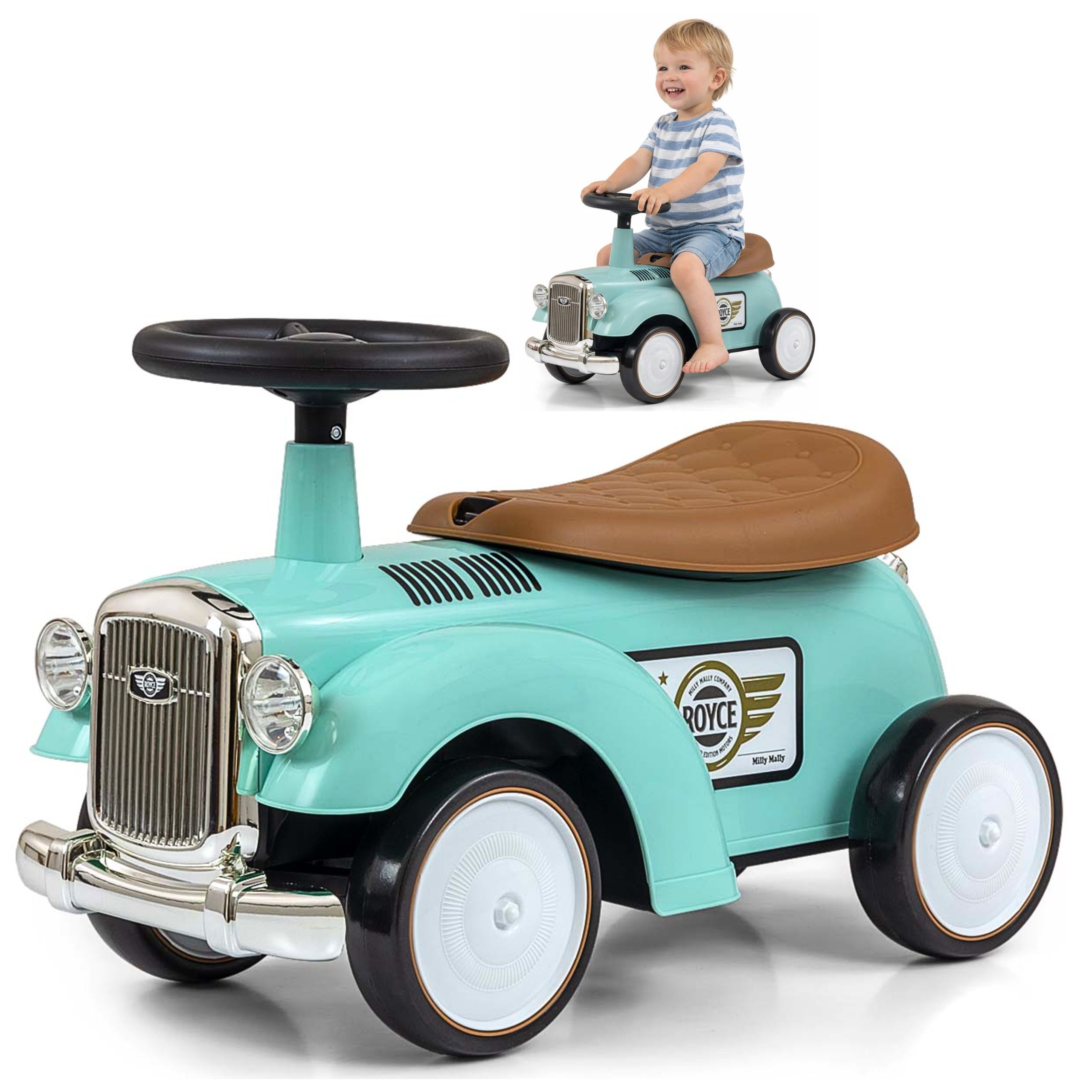 Rowerek biegowy jeździk dla roczniaka Milly Mally bezpieczny