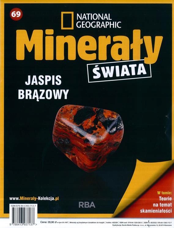 KOL. MINERAŁY ŚWIATA nr 69 - JASPIS BRĄZOWY