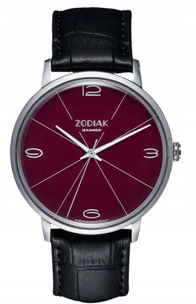Pánské hodinky Błonie Zodiak Švestka Mechanický Sellita Safír 40 mm