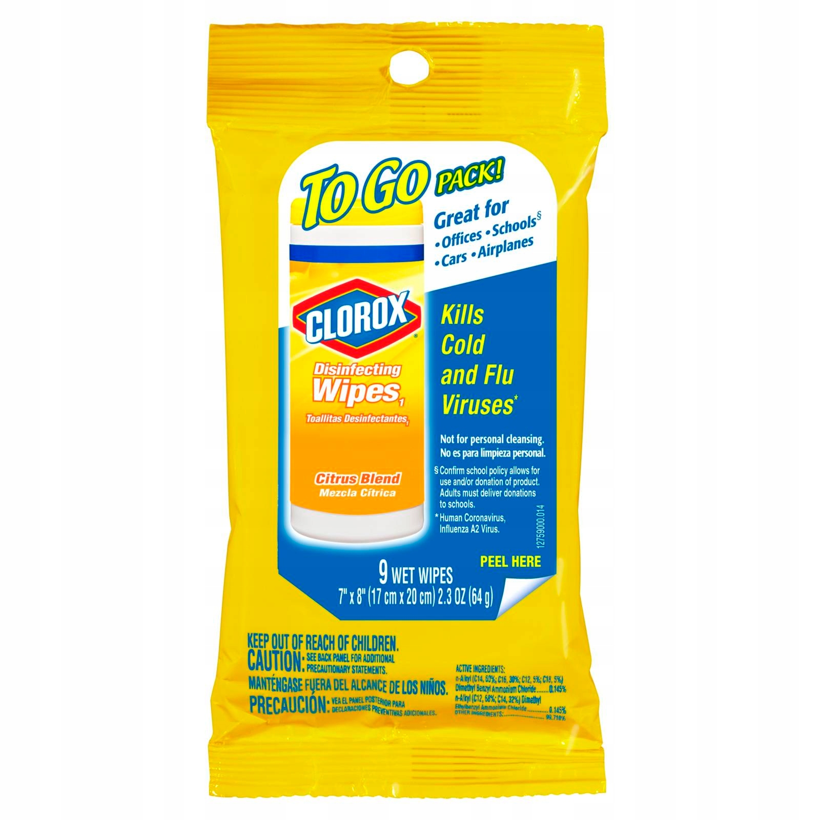 

Clorox Chysteczki Antybakteryjne Citrus Blend x9