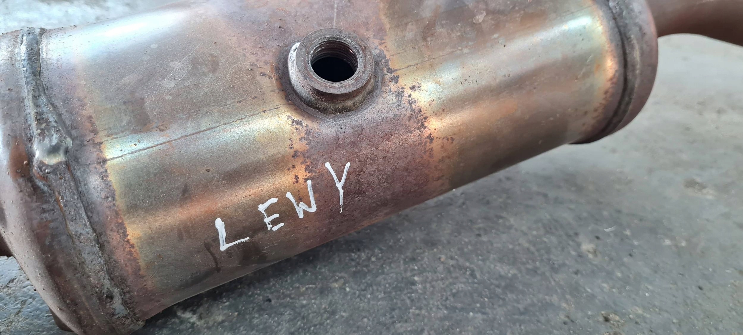 Jeep Grand Cherokee WL 2022 catalyst filter DPF left pipe 3.6 68378101AD