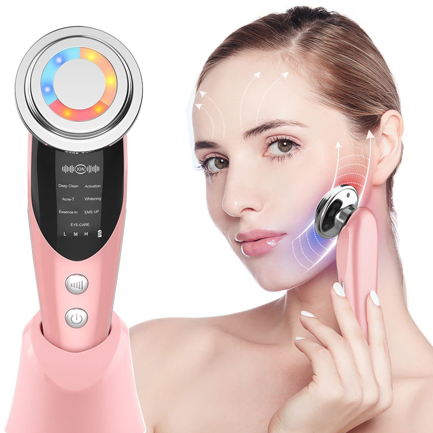 AMAZEFAN 7W1 MASAŻER LED MEZOTERAPIA EMS RF GRATIS Model AmazeFan