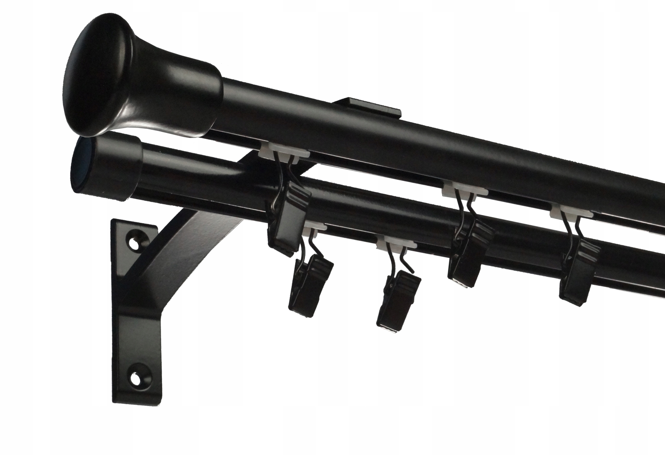

Karnisz Szyna Aluminiowy Podw. Fi 19 100 CM czarny