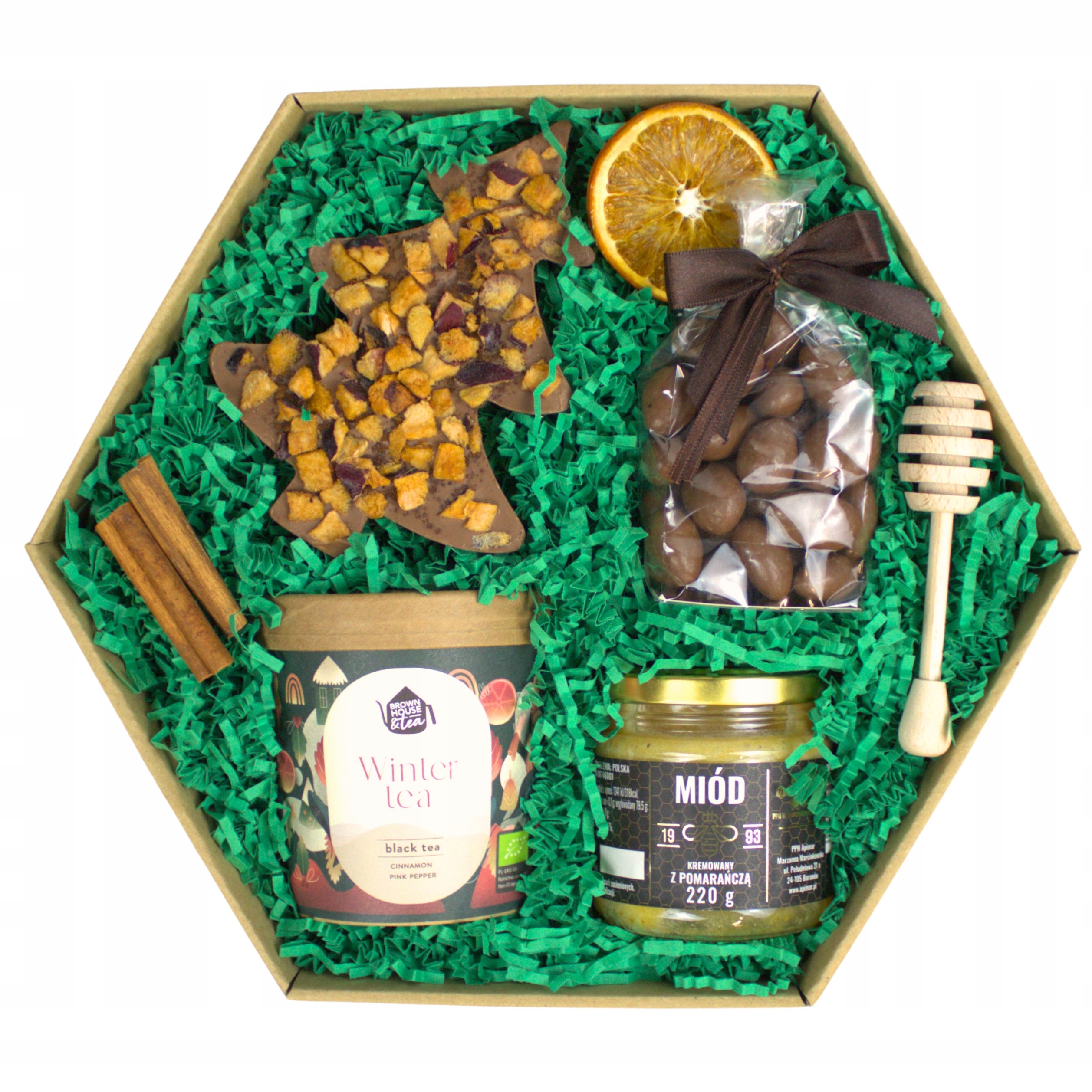 Levně Dárková krabička, vánoční košík – „Giorgia“ – PP/0057