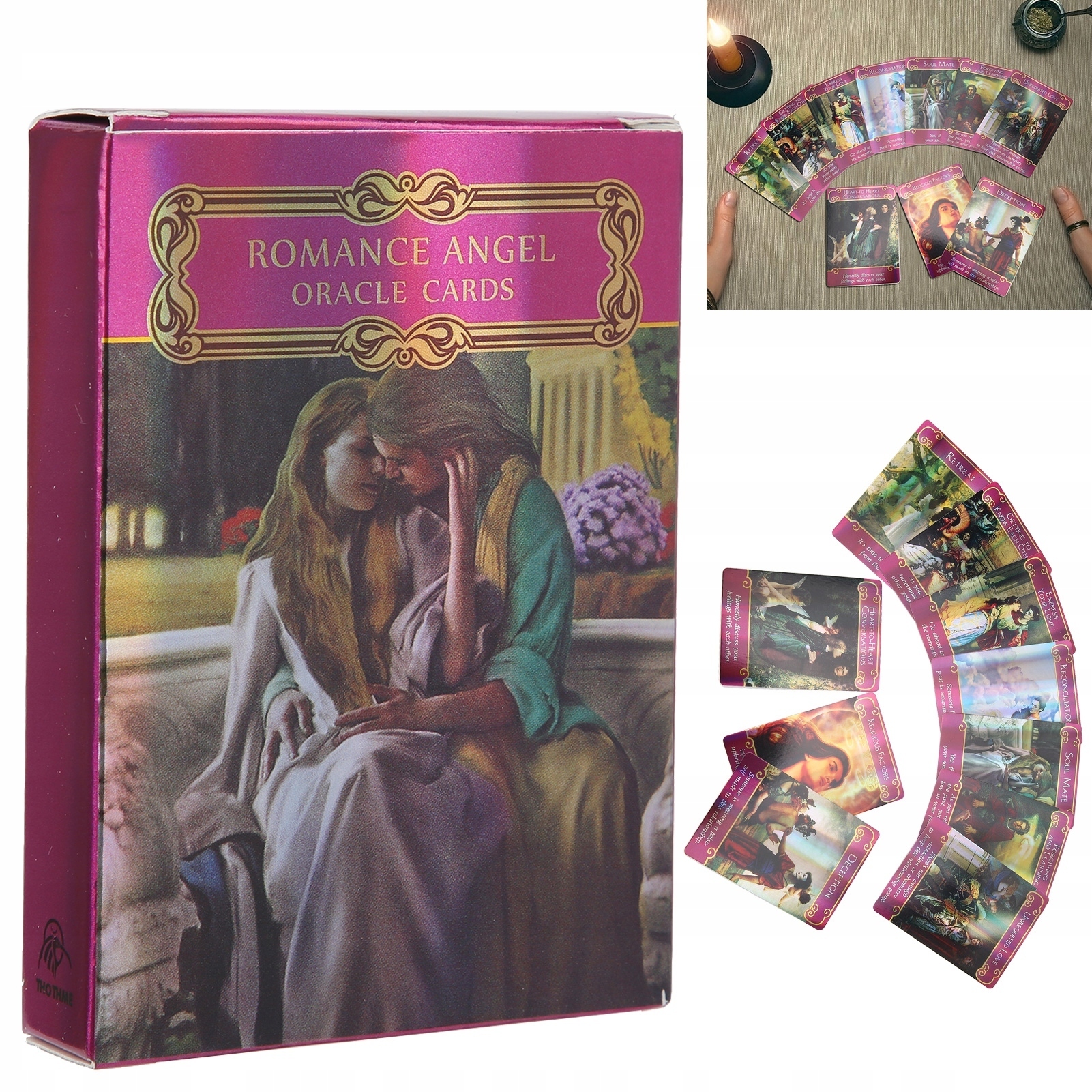 KARTY TAROT - ROMANCE ANGEL ORACLE CARDS Minimalna liczba graczy 2
