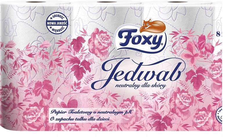 

Foxy Papier Toaletowy Jedwab 8SZT 3 Warstwy