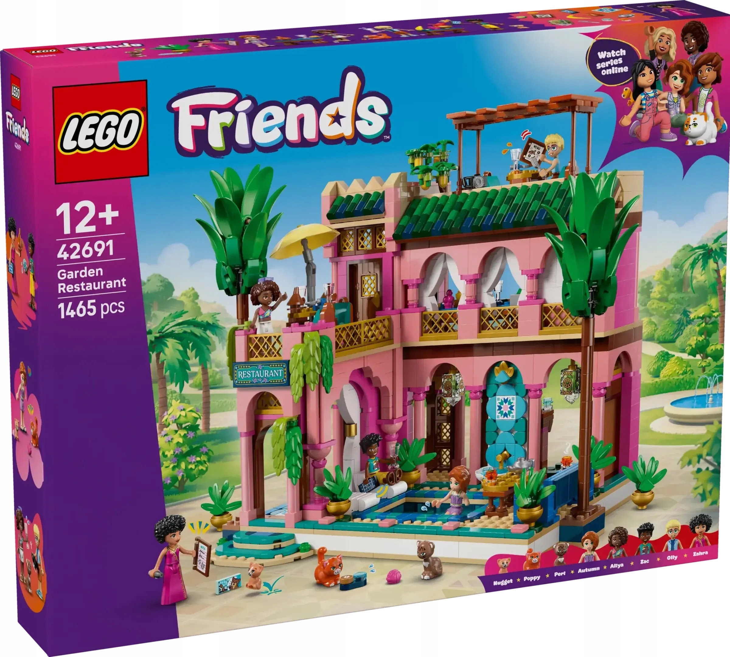 Lego Přátelé 42691 Restaurace se zahradou Nový