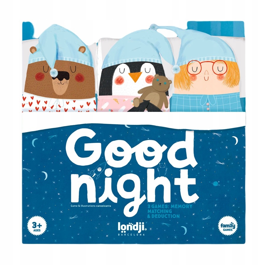 Gra pamięciowa 3w1 Londji Goodnight