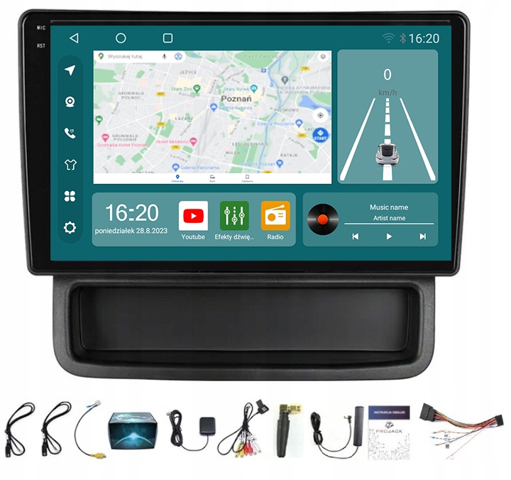 Rádio Android Navigácia Renault Traffic 2010-2014 Wifi Carplay 8/256GB Sim