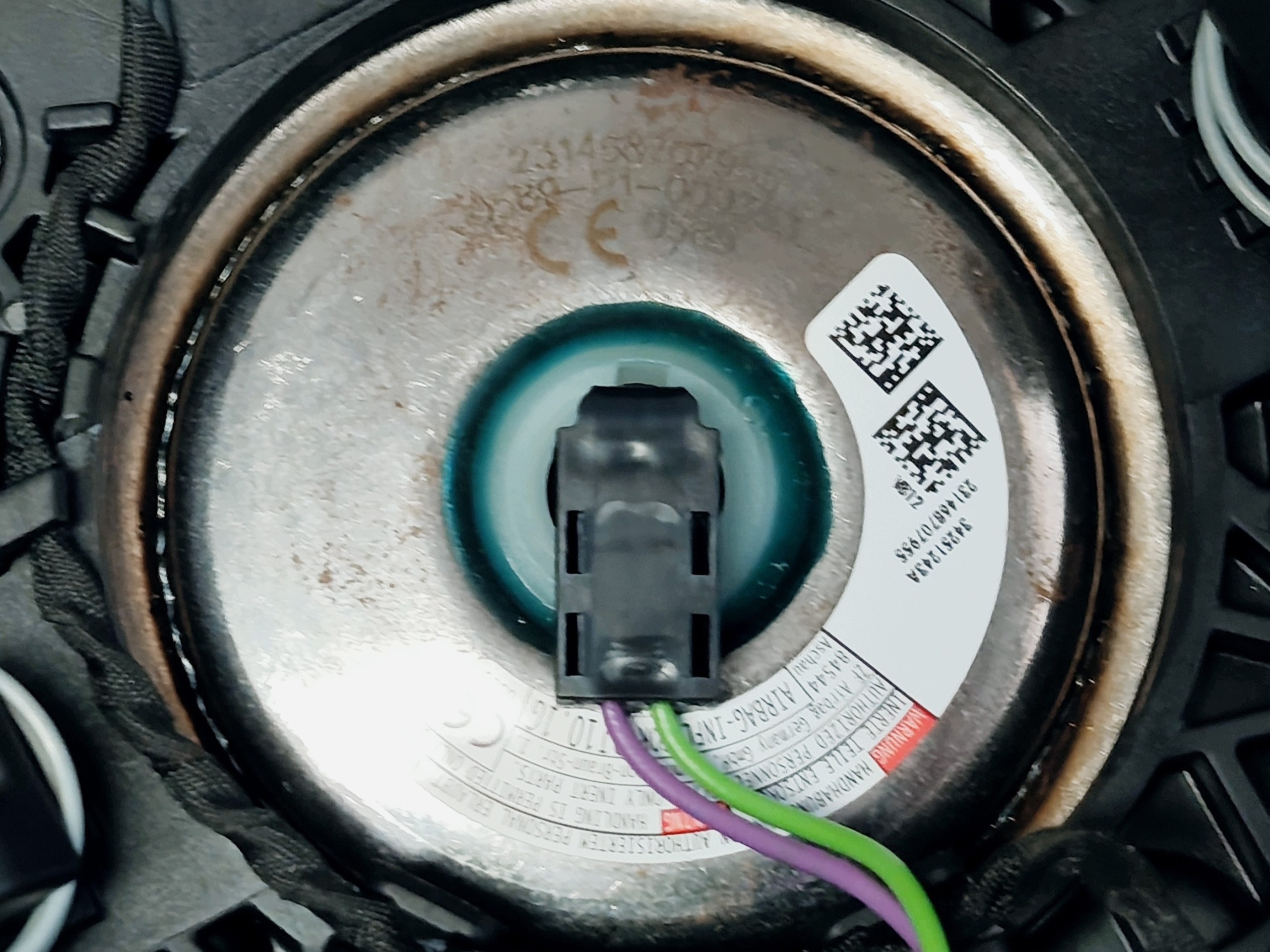 BMW 3 G20 G21 m-packet airbag KIEROWCA 72125A67BA5
