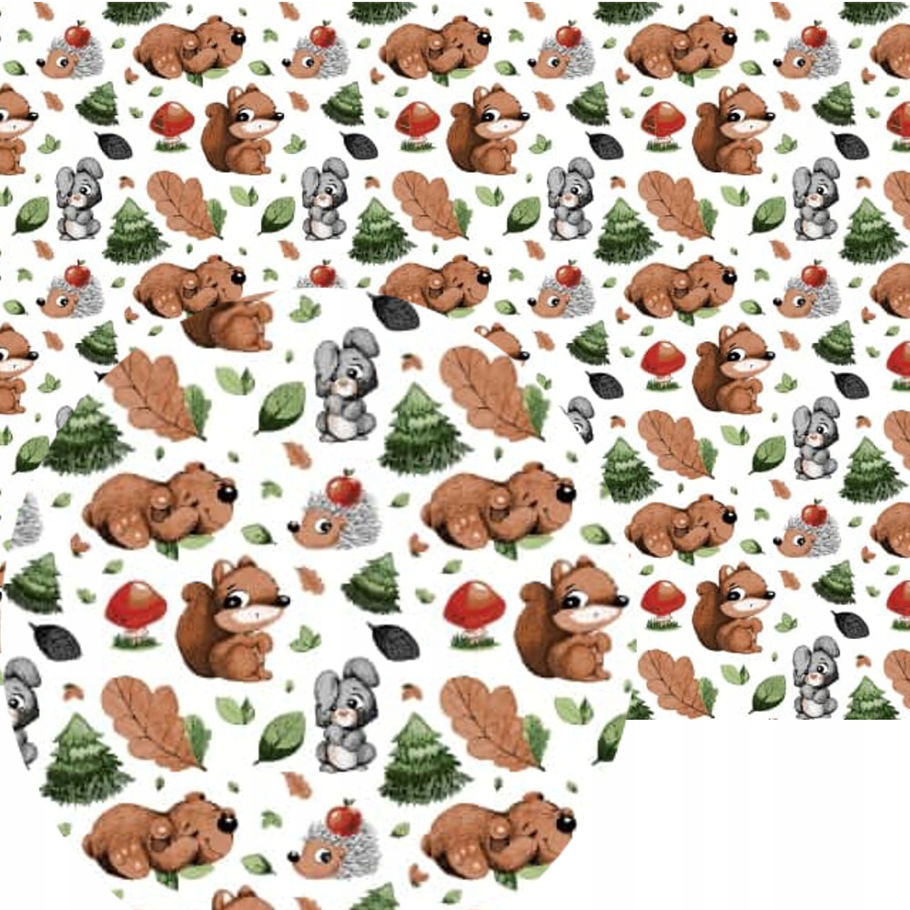 

Prześcieradło na leżak przedszkolny 140x60 181jeż