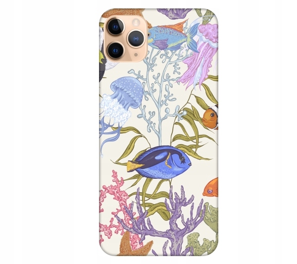 

Etui pokrowiec do iPhone 11 Pro Max Rafa koralowa