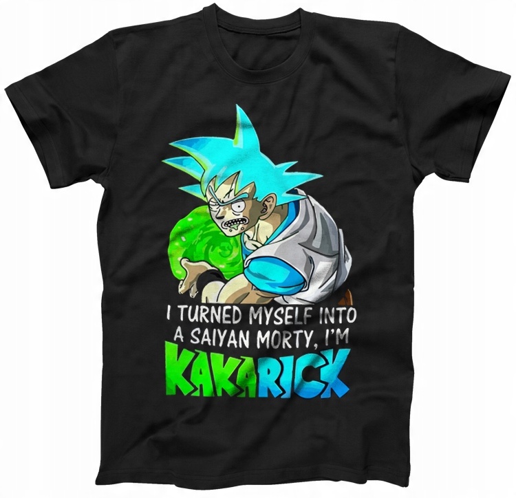 

Koszulka Dragon Ball Z Rick And Morty Kakarick Xs