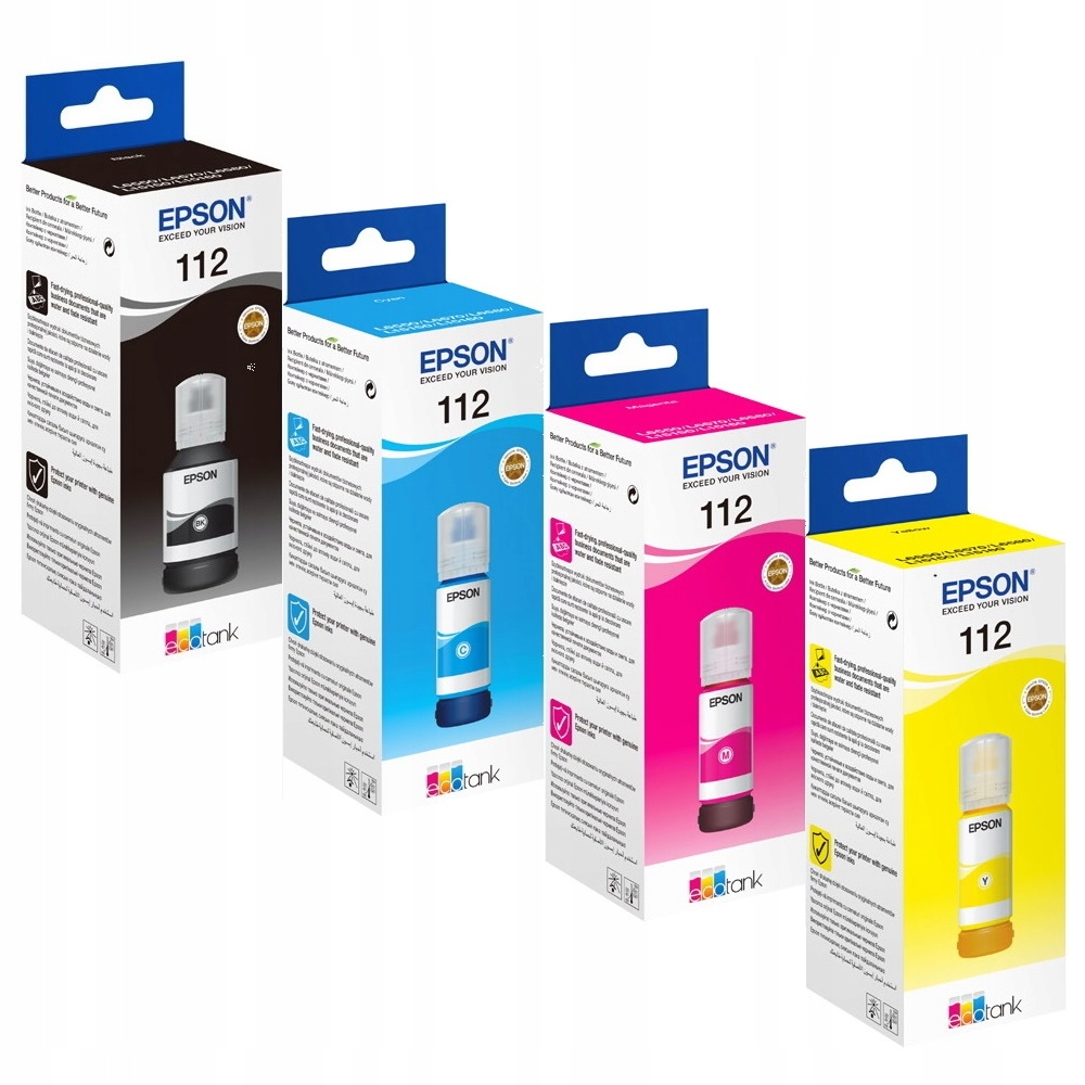 

Epson Tusz 112 Komplet Cmyk 4 x 70ml