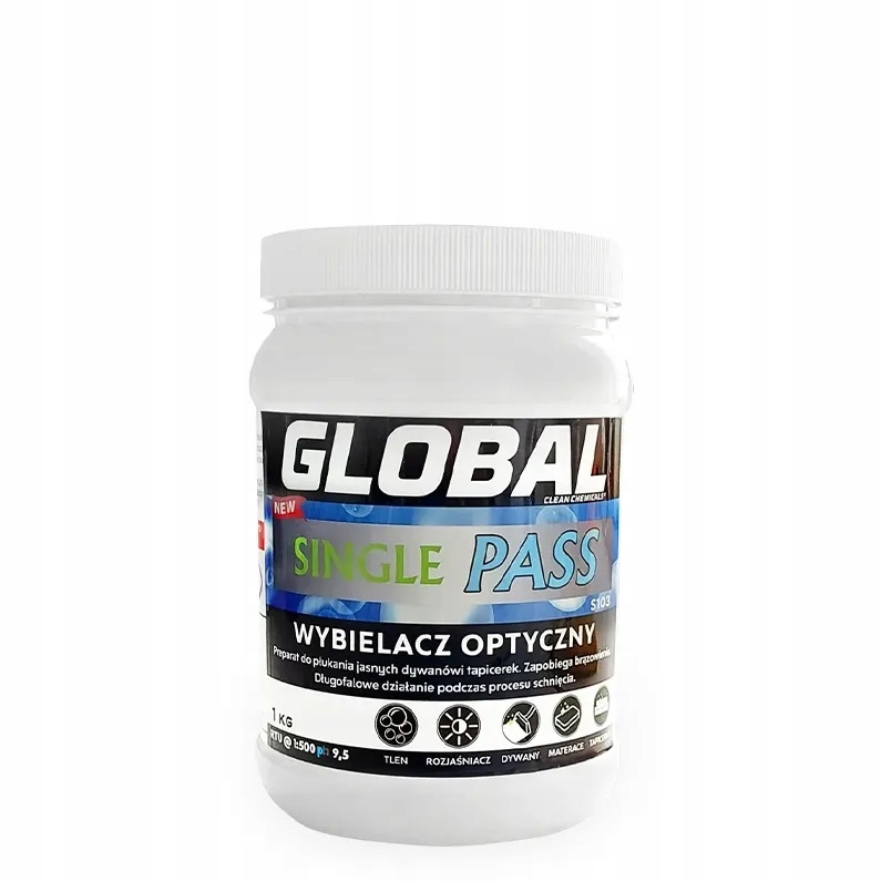 Levně Global Single Pass S103 – Praní bílých koberců a čalounění 1kg