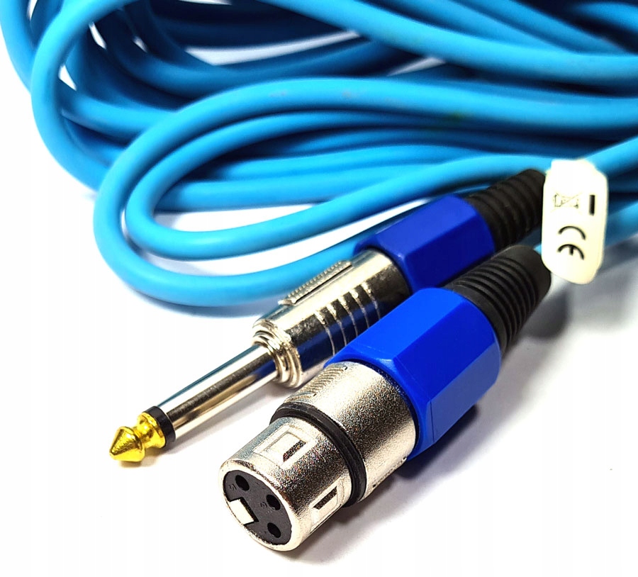 

kabel przewód do mikrofonu Xlr Jack 5m Talvico nb