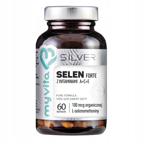 SELEN 100mcg MYVITA SILVER PURE 100% 60 kaps.