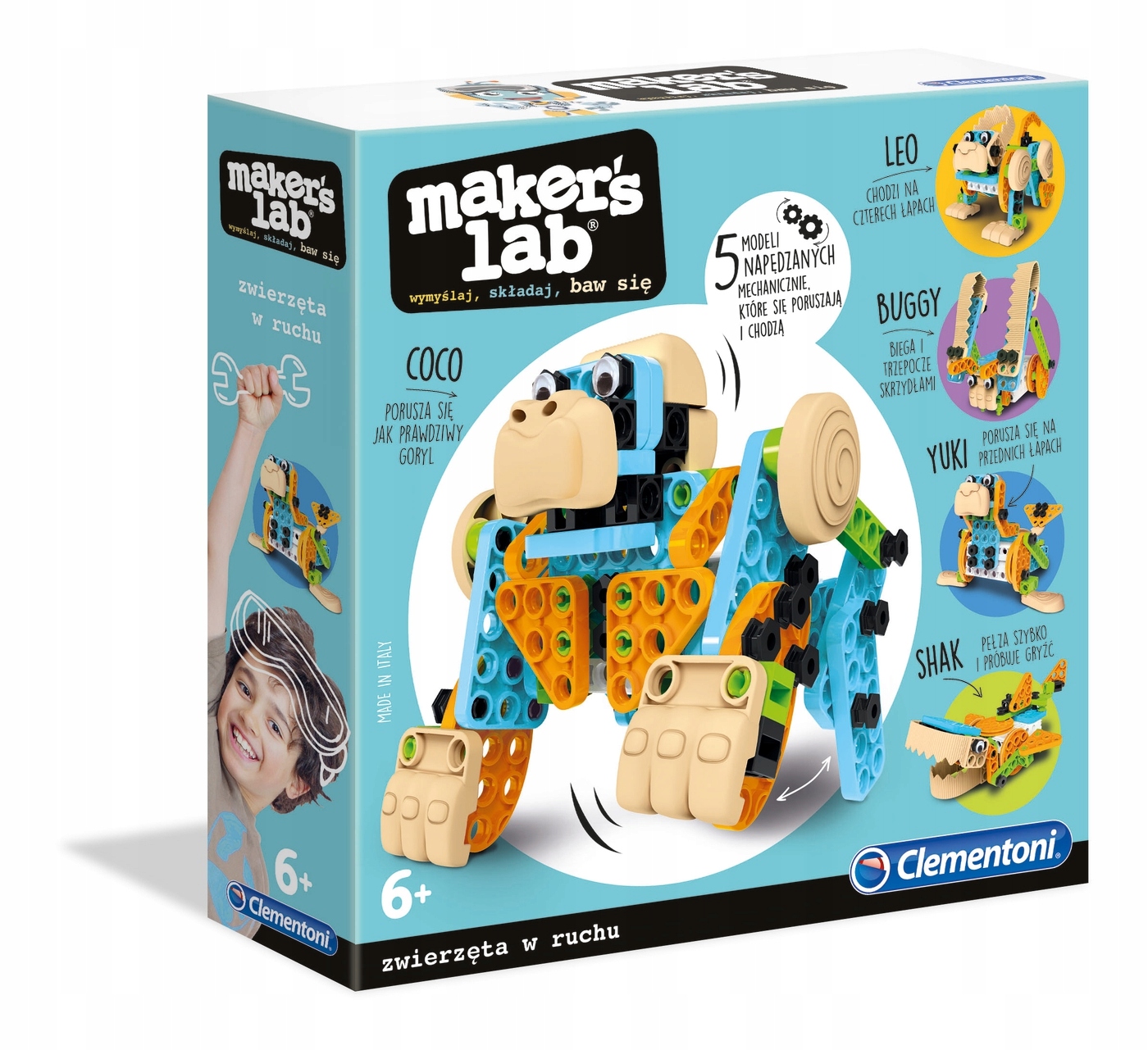

Clementoni Maker's Lab Zabawne Zwierzęta 50326