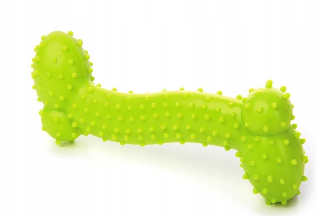

Kość Tpr zielona, wytrzymała zabawka, 10cm