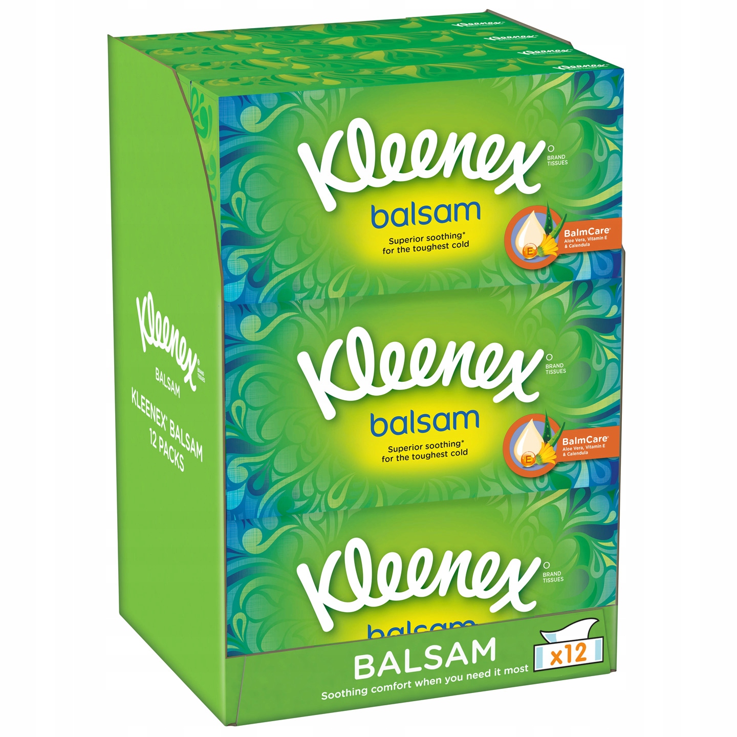 Kleenex chusteczki higieniczne Balsam Box 12x 64szt.