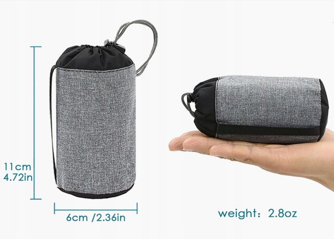 PODUSZKA DMUCHANA TURYSTYCZNA PODRÓŻNA JASNA SZARA Kod producenta 635632