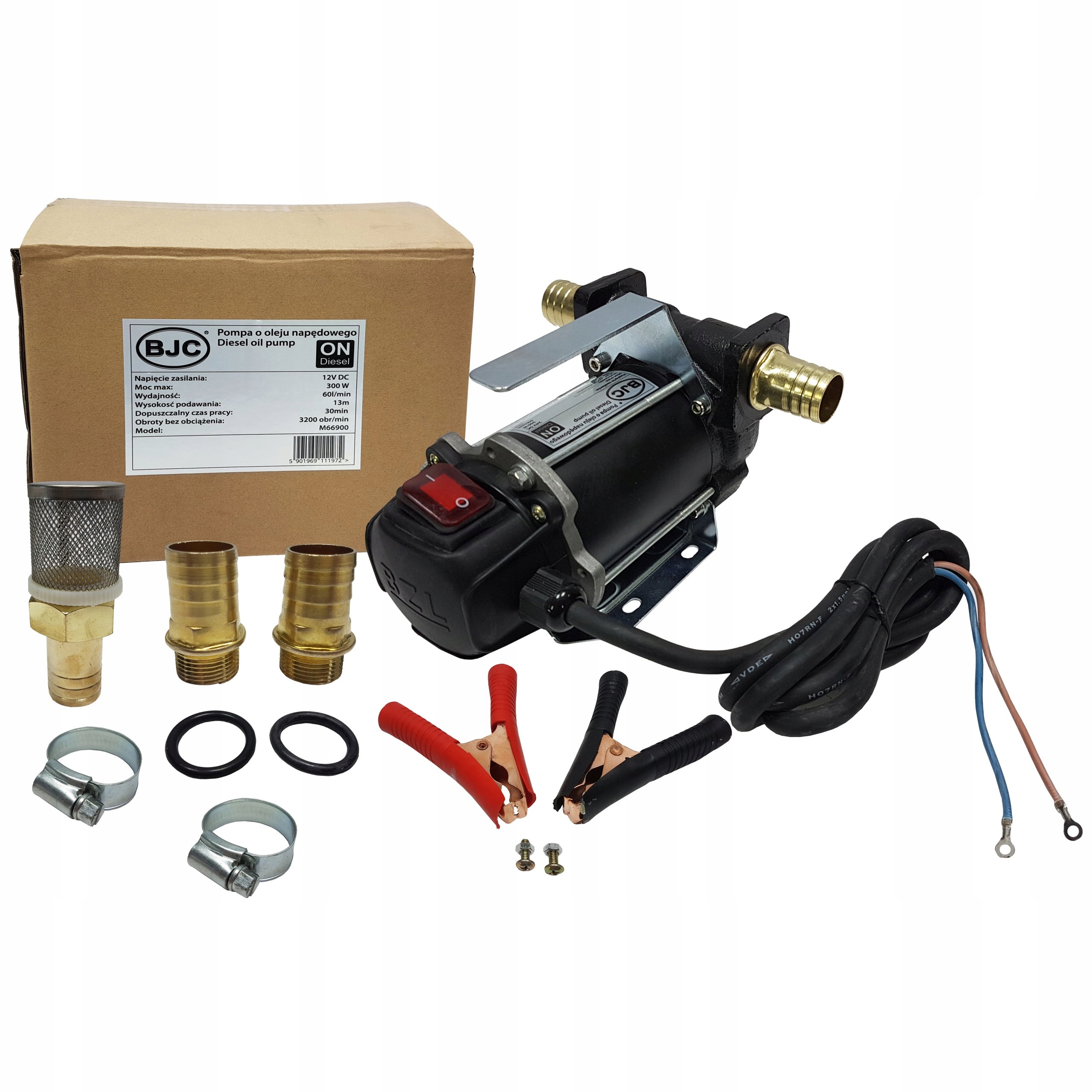 

Pompa Cpn Pompka Do Paliwa Ropy Oleju 12V 60L Bjc