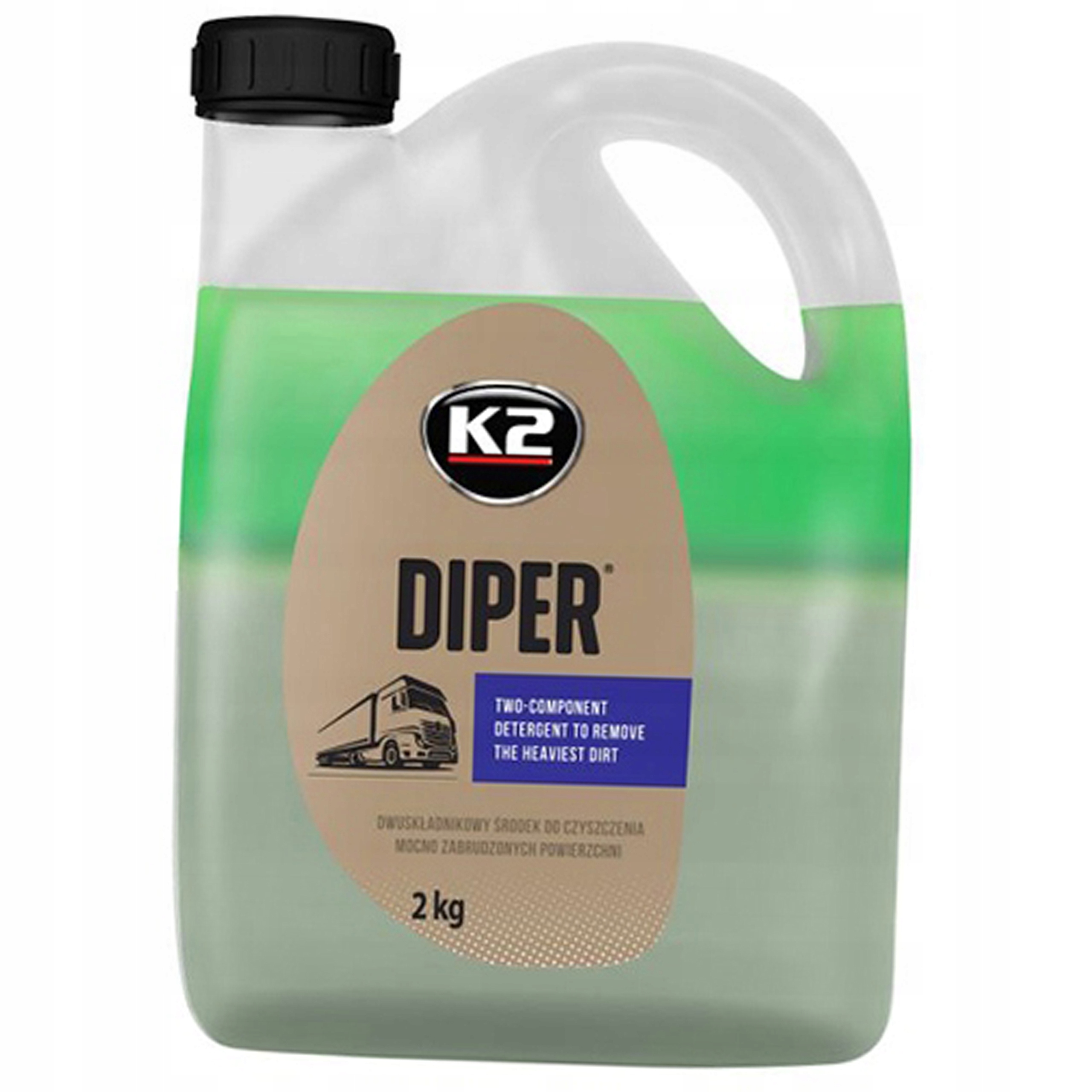 Piana aktywna mycia samochodu K2 Diper 2kg silna