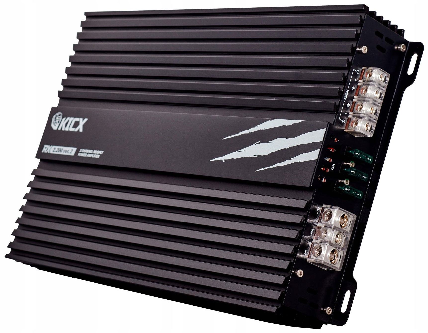 Kicx Rx 2.200 ver.2 Zosilňovač 2 Kanálový 2x200/300W 600RMS Hi-Input Pilot