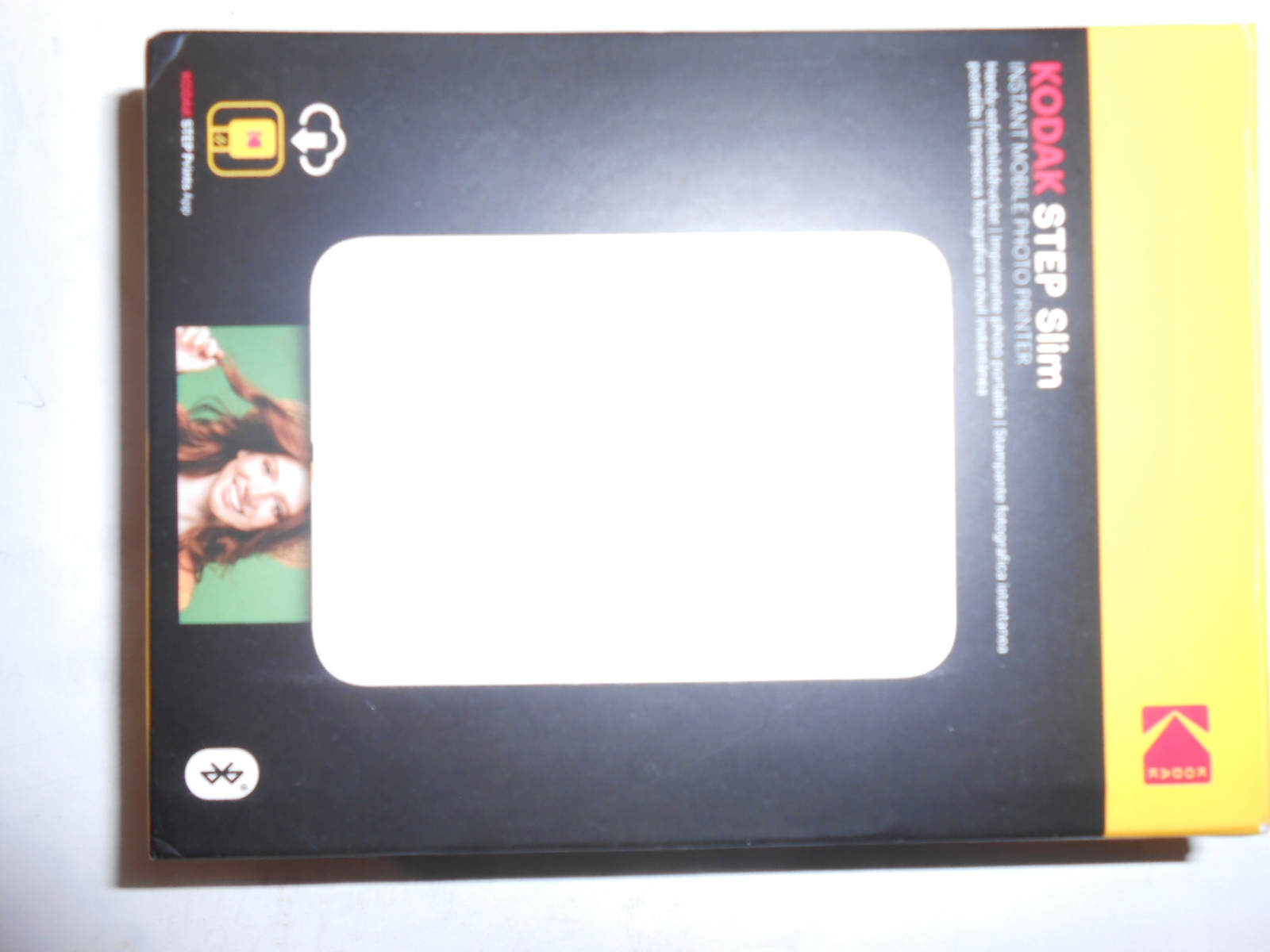 KODAK Step Slim Mobilny Drukarka Zdjęć Zink 2x3 Bluetooth iOS Android Biały — miniatura 7