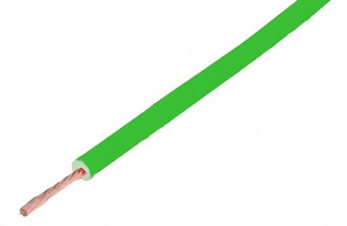 

Tly Linka Cu 0.22mm2 pojedyncza izol. zielona- 1m
