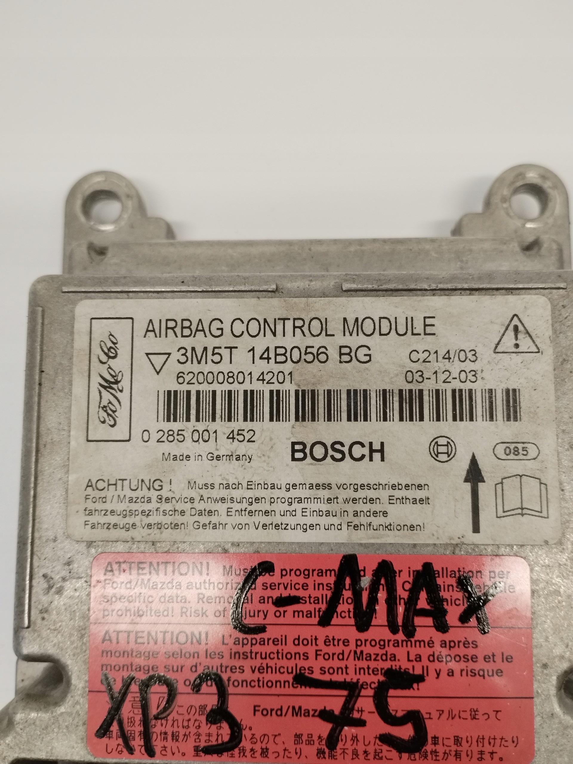 modul Bedienteil sensor AirBag Ford C-Max 3M5T14B056BG